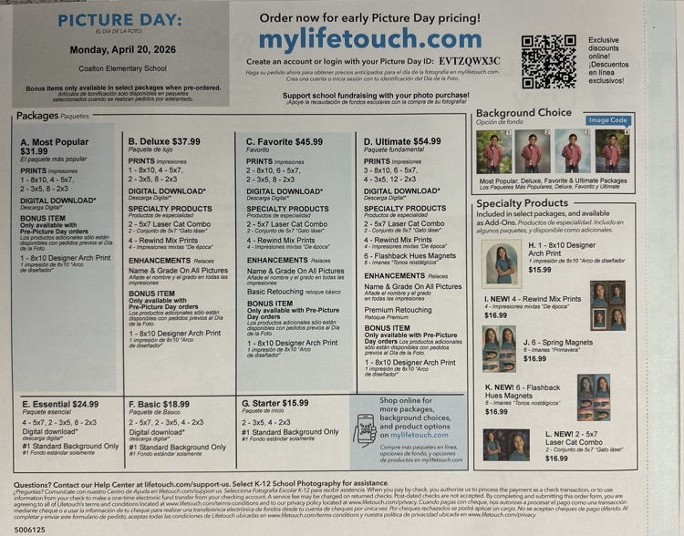 order form