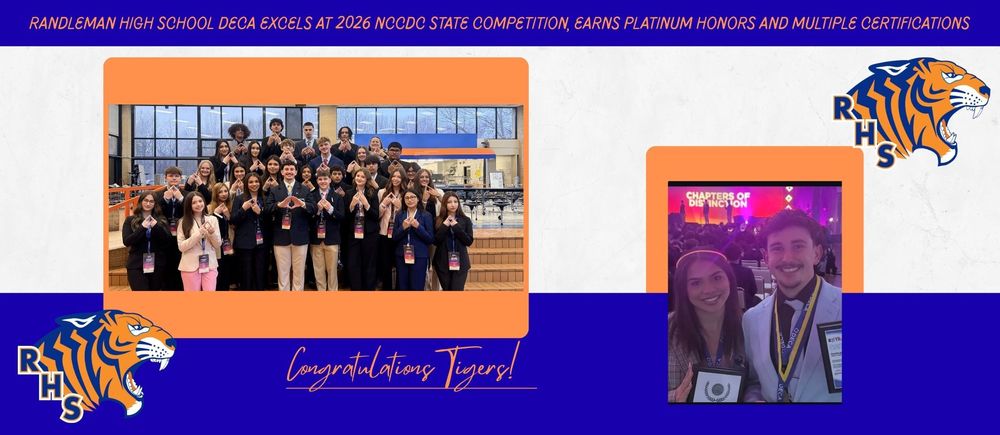 Randleman High School DECA Excels at 2026 NCCDC State Competition, Earns Platinum Honors and Multiple Certifications