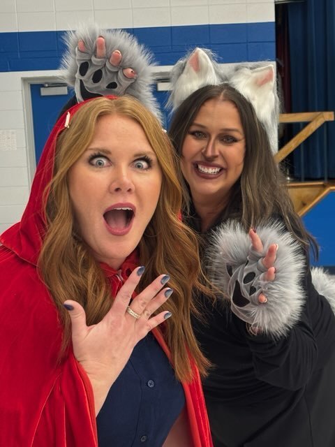 Little Red Riding Hood and the Big Bad Wolf characters