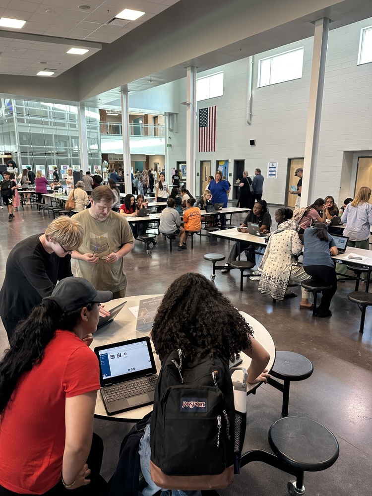 Trinity Middle School had an incredible turnout for our TMS Parent Night on April 14, and what a night it was!  Families filled the building as we welcomed parents and students from 6th, 7th, and 8th grade to explore our CTE, ESL, and elective programs. The energy throughout the school was amazing—hallways buzzing and smiles everywhere you looked.  Our students truly shined as they showcased their work and shared their experiences in programs like Agriculture, Art, Band, Robotics, Spanish, Yearbook, and more. One of the highlights of the evening was our 8th Grade Career Project presentations, where students confidently presented their learning and future goals. It was a proud moment for our entire school community.  Families also enjoyed visiting the Bulldog Brew Coffee Shop, grabbing refreshments, and connecting with staff, while the Latin Flavor Food Truck added to the fun atmosphere outside.  Most importantly, the night was about connection—bringing families into the school, celebrating student success, and strengthening the partnership that helps our students thrive.  Thank you to our staff, students, and families for making this such a fun, engaging, and highly attended event. This is what it means to be a Trinity Middle School Bulldog!