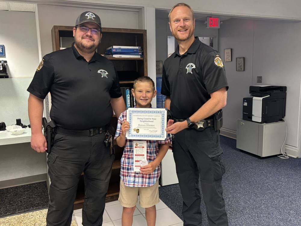 Grays Chapel Third Grader Honored by Sheriff’s Office for Heartfelt Community Service"