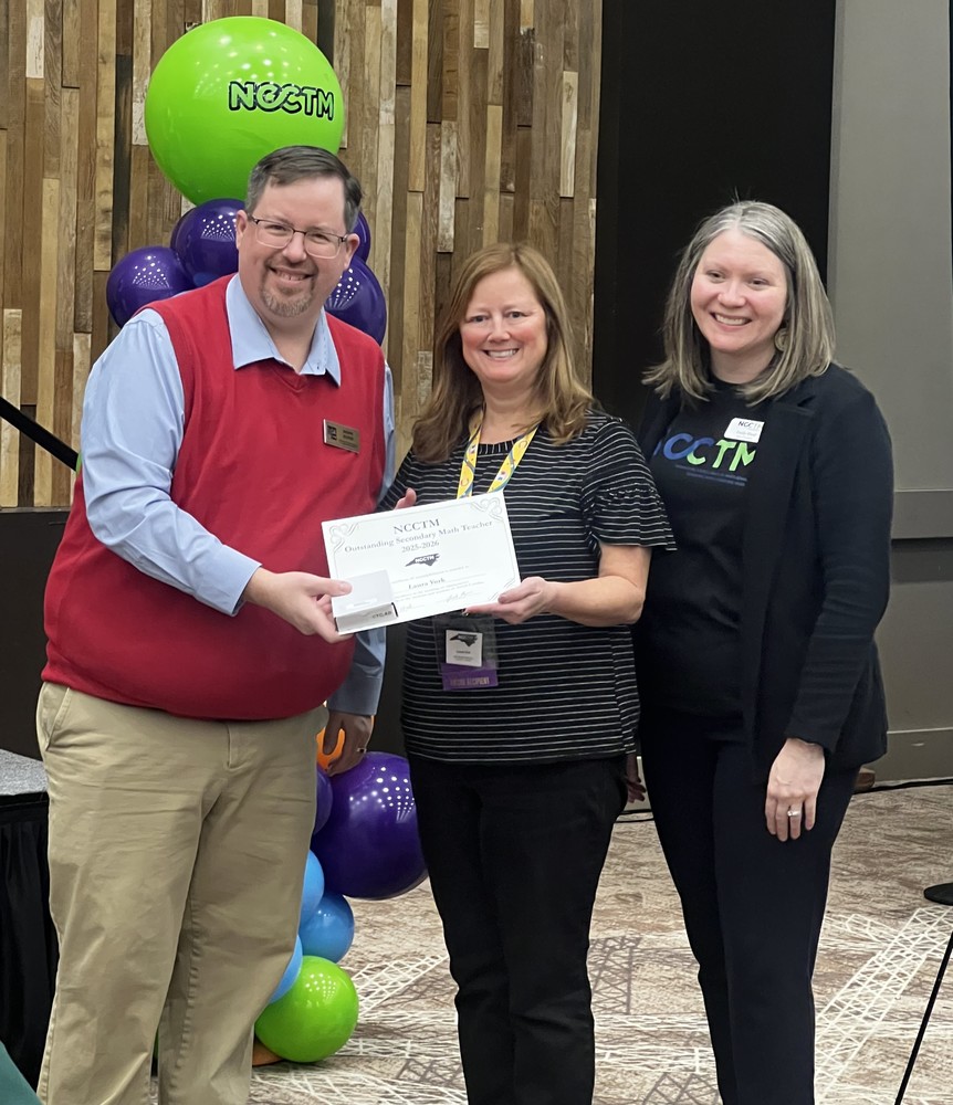 Laura York Named RCSS Outstanding Secondary Math Teacher of the Year!