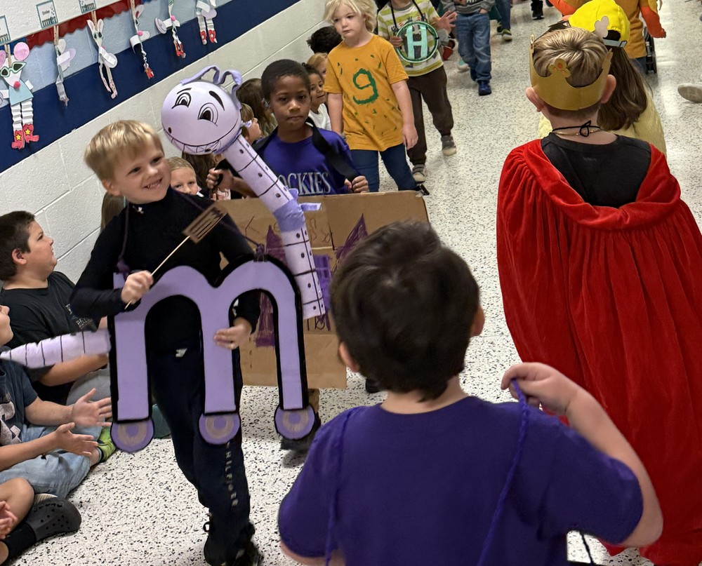 The Letters Came Alive at Level Cross Elementary