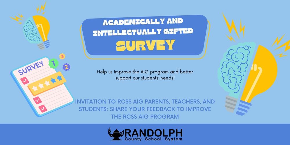 Invitation to AIG Parents, Teachers, and Students: Share Your Feedback to Improve the AIG Program