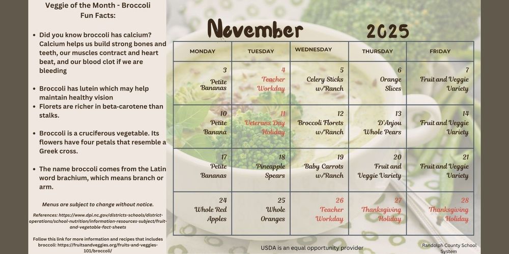 November veggie of the month