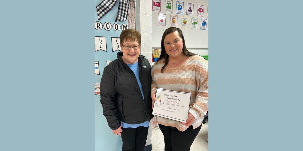 Celebrating Ms. Strider: Honored with the Buzzing Bee Award by Delta Kappa Gamma