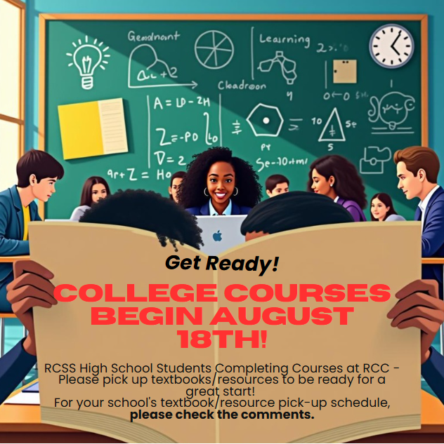 RCC textbook pickup