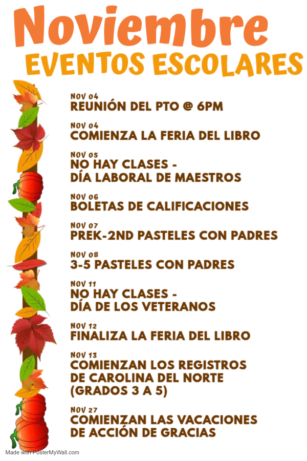 November Events Spanish