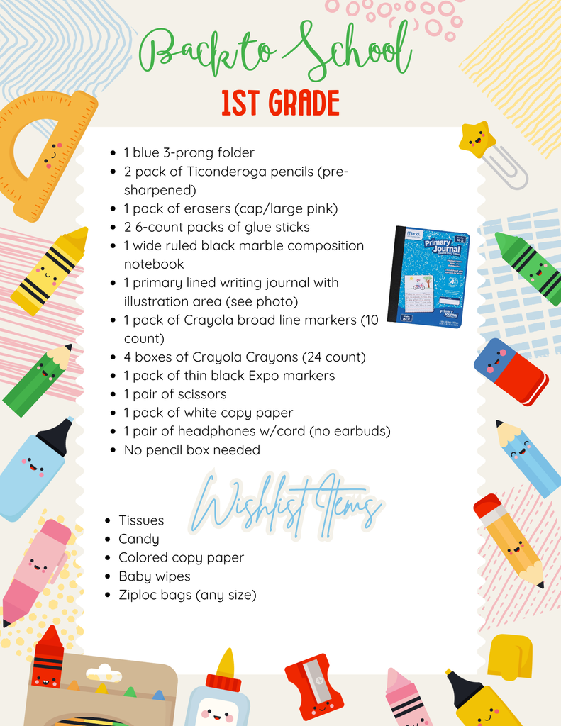Supply list