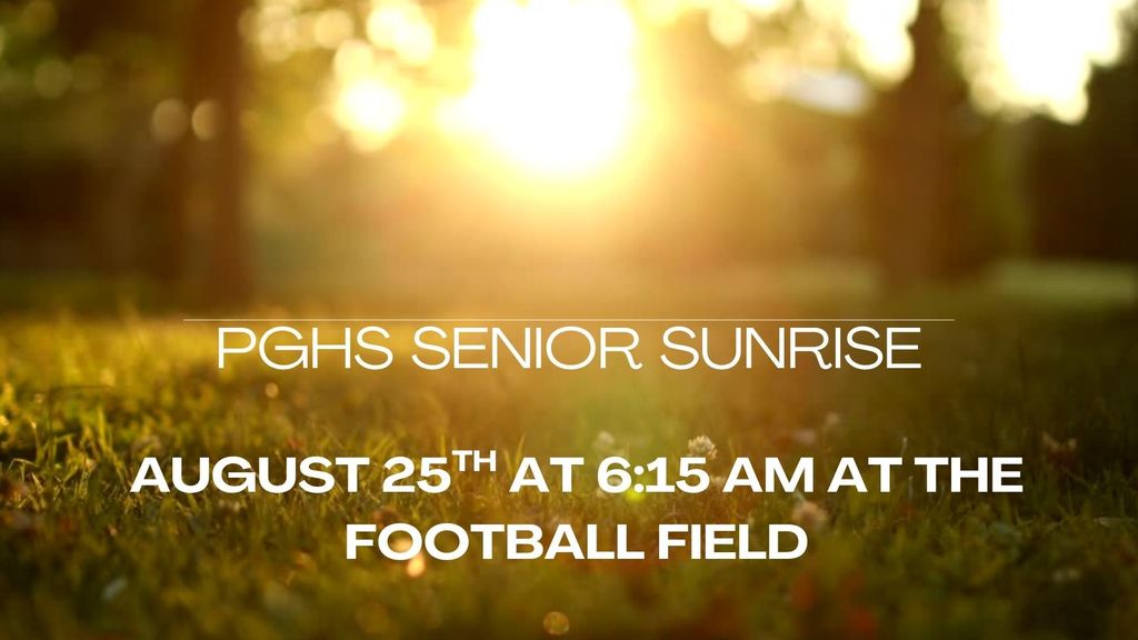 Senior Sunrise