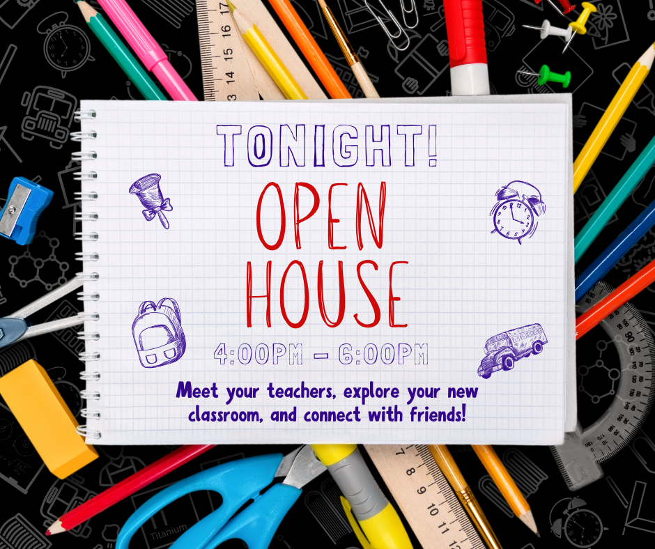 Background has school supplies and text on is on a notebook of graph paper. Image text is in caption.
