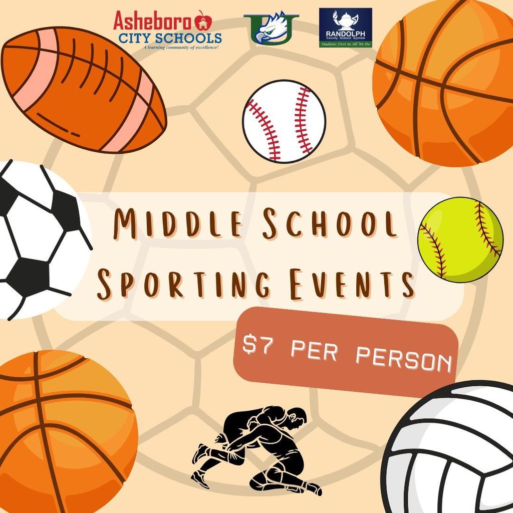 Middle School Sporting Events Pricing