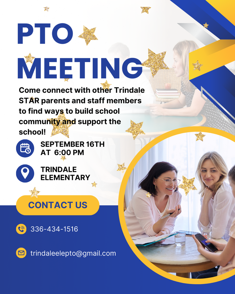 PTO Meeting September 16th at 6:00 p.m. in the media center.