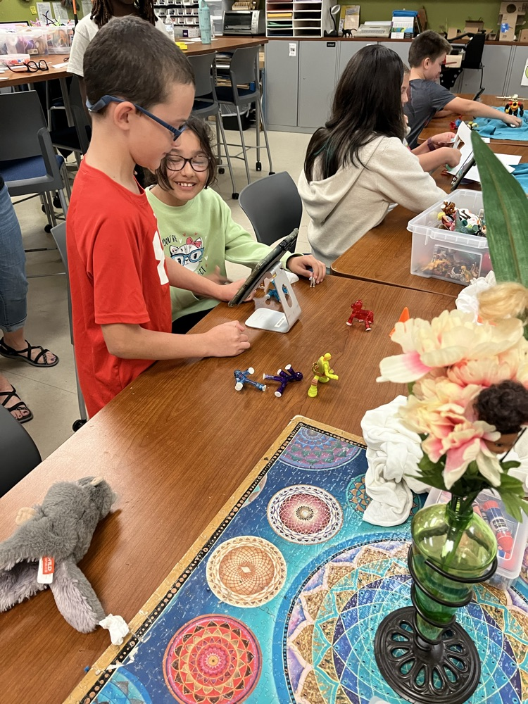 Creating a stop motion animation film.