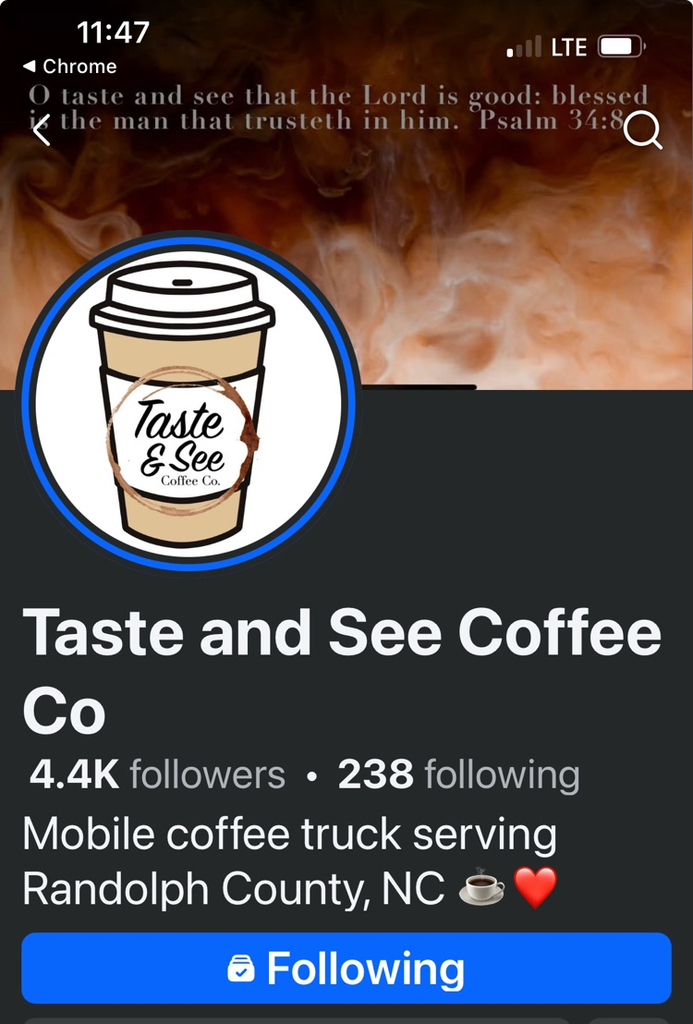 Taste and See FB page 