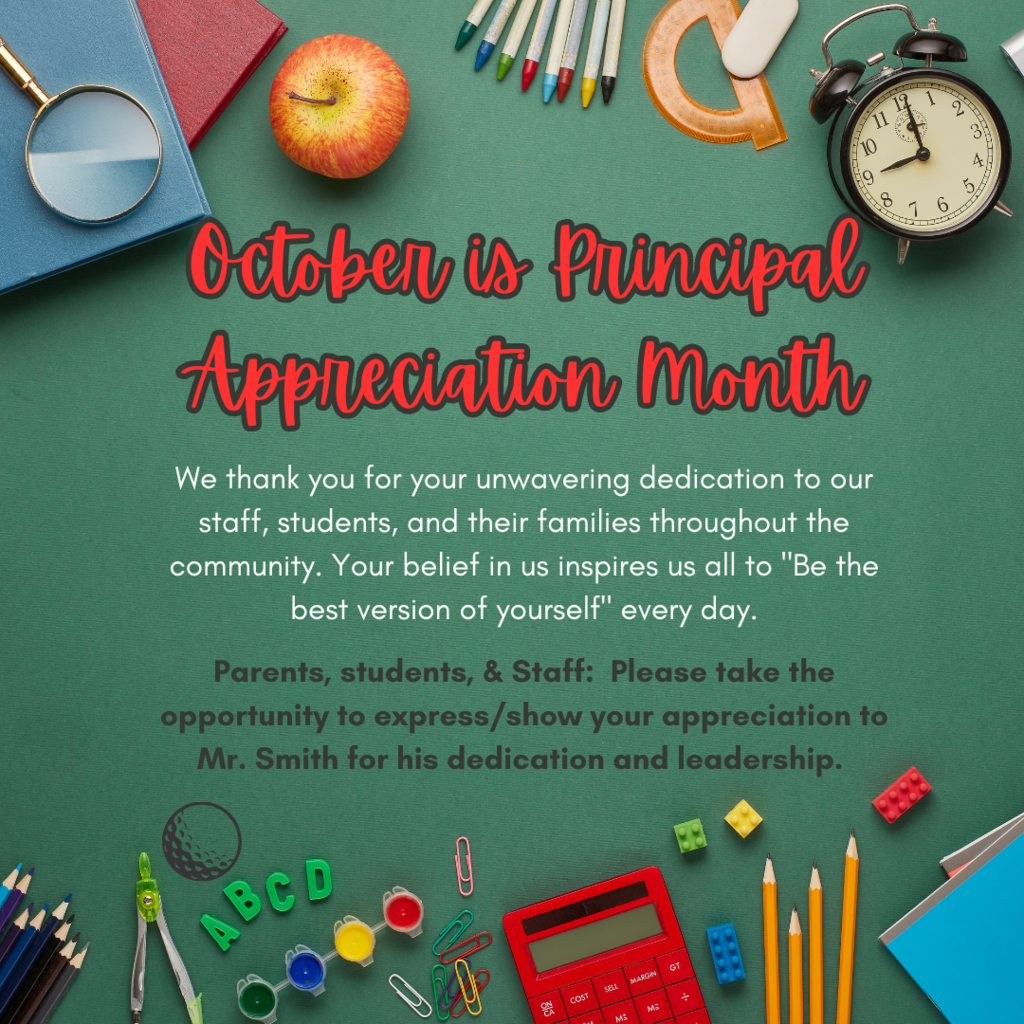 October Princiapl app Month