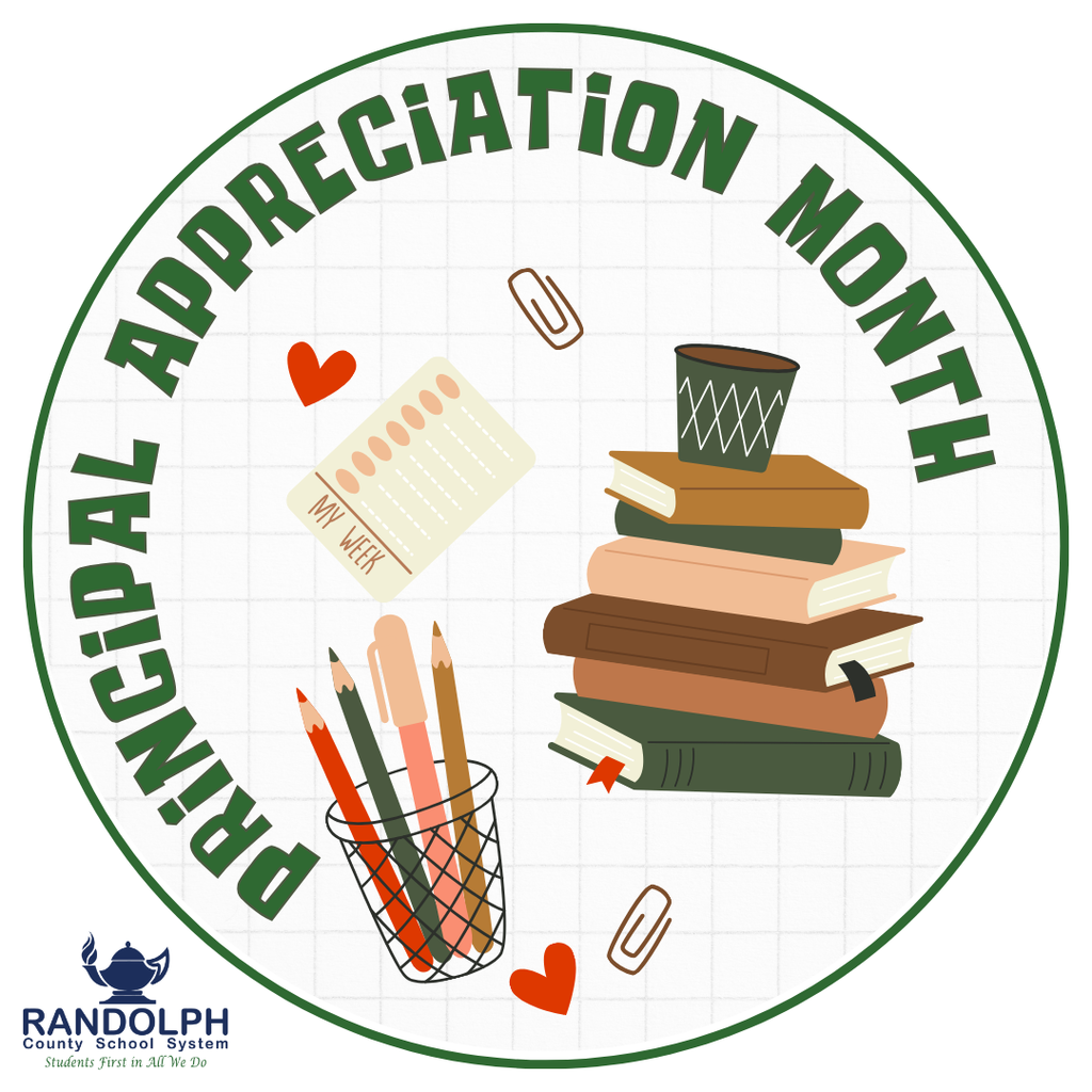 The Randolph County School System extends heartfelt appreciation to our 31 dedicated principals. Your commitment and leadership are valued not just in October, but every day. Your hard work truly makes a difference!