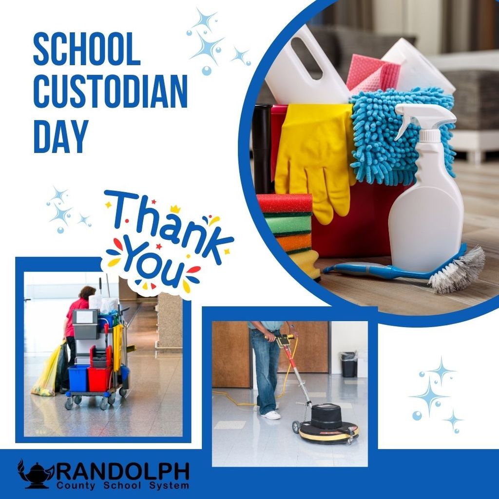 Shoutout to our amazing custodians! 🧹✨ Their hard work keeps our schools clean, safe, and welcoming every day. We’re so thankful for all you do!