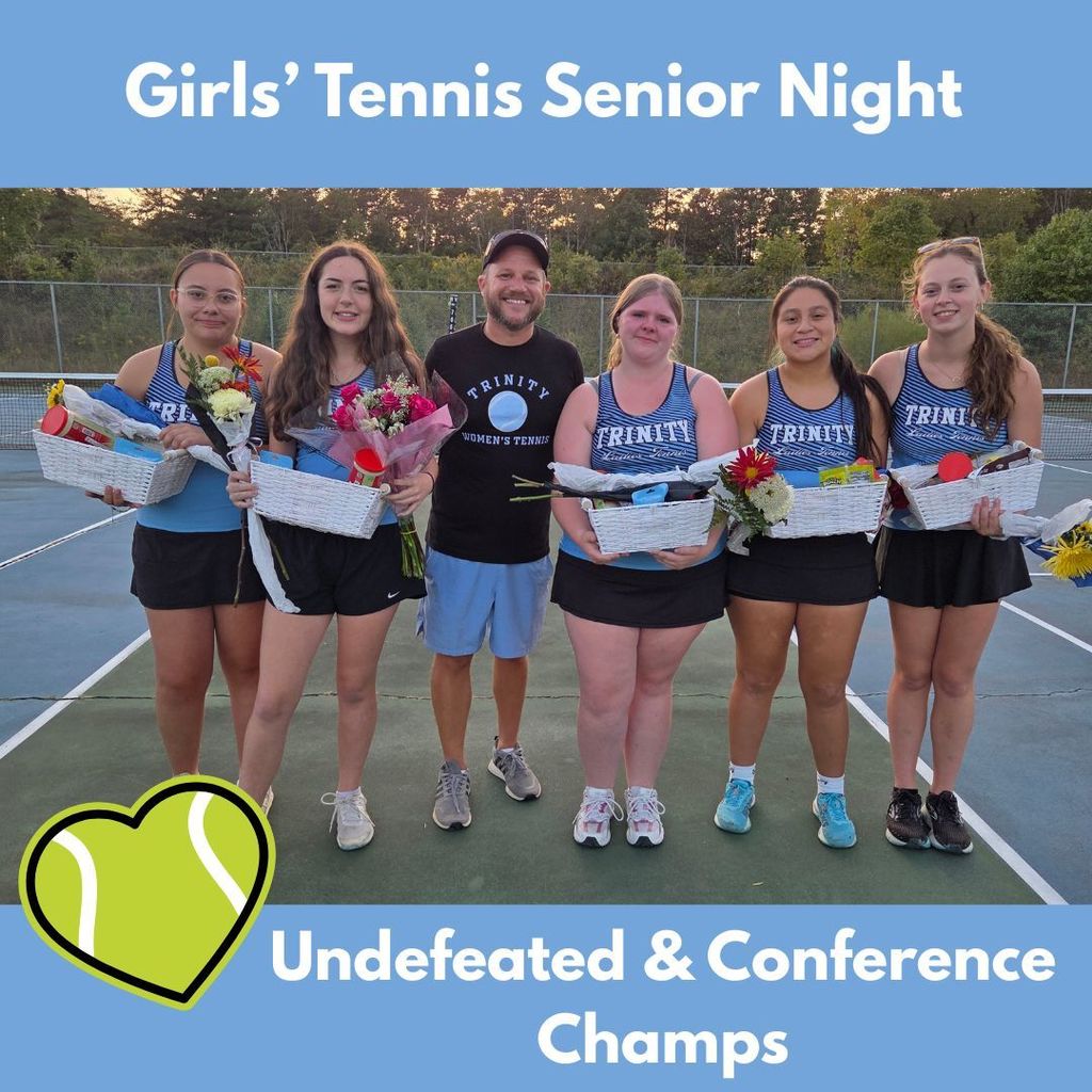 Senior night for girls' tennis