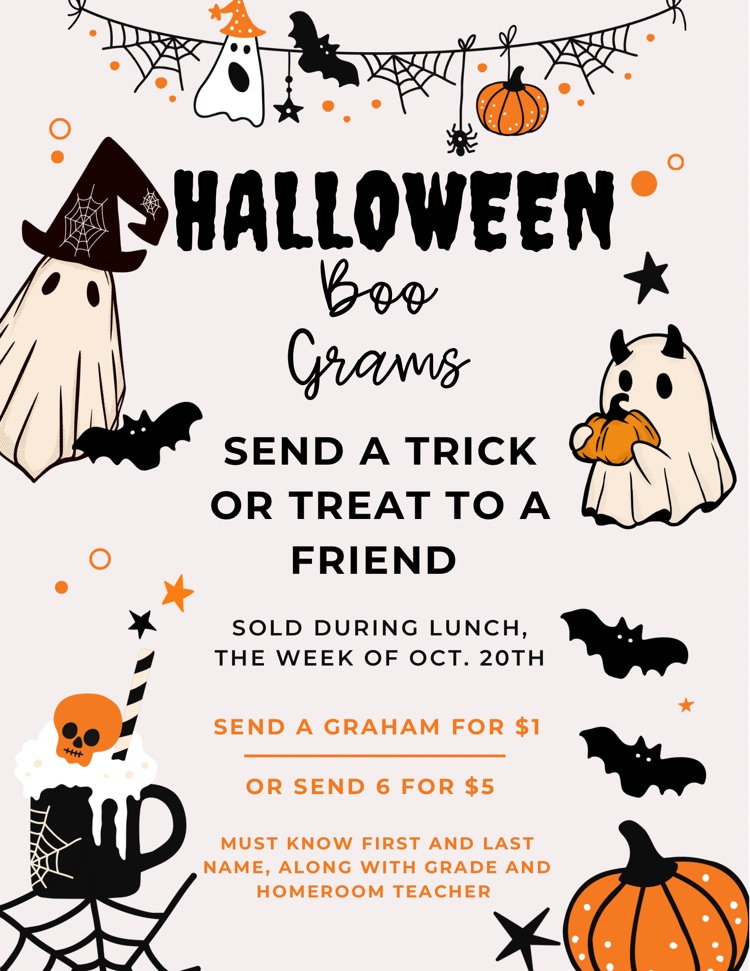 Halloween Boo Grams on sale now!