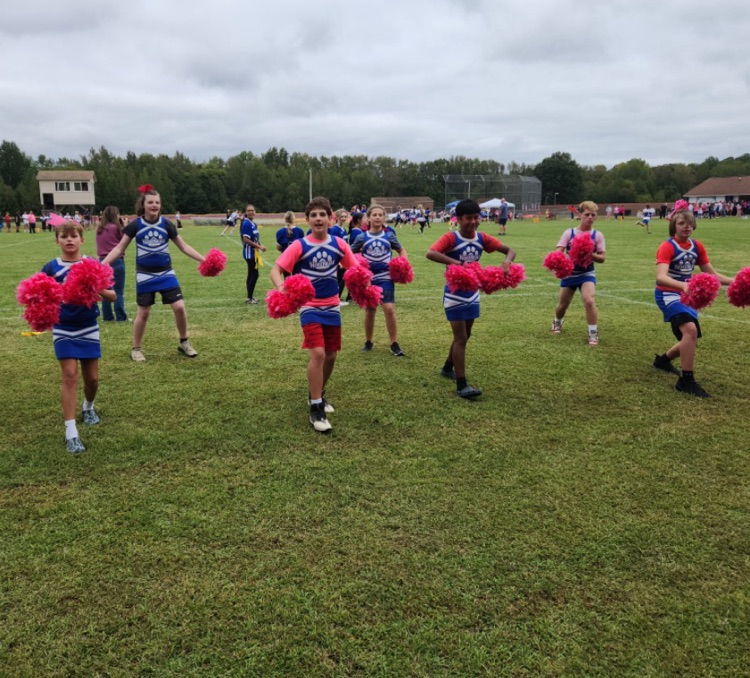 powder puff cheerleaders 