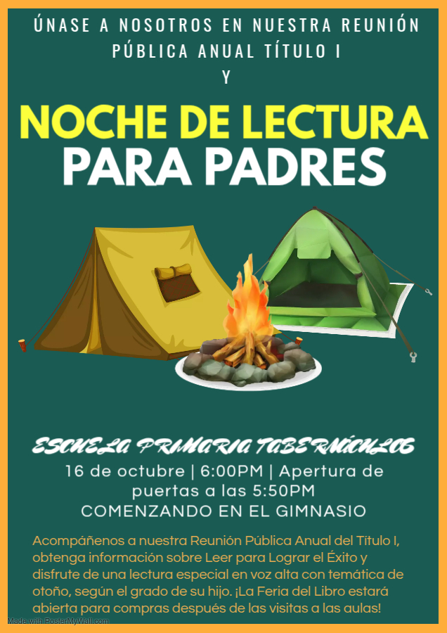 Reading Night Flyer SPA