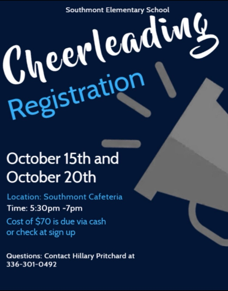 cheerleading sign up flyer 