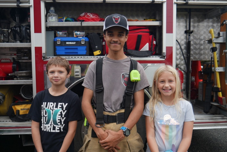 kids and firefighters 