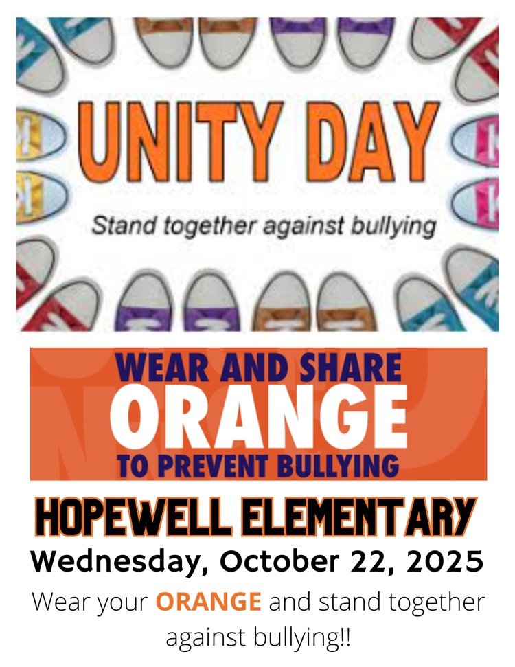  Let’s come together and stand against bullying by wearing ORANGE to show kindness, acceptance, and inclusion.