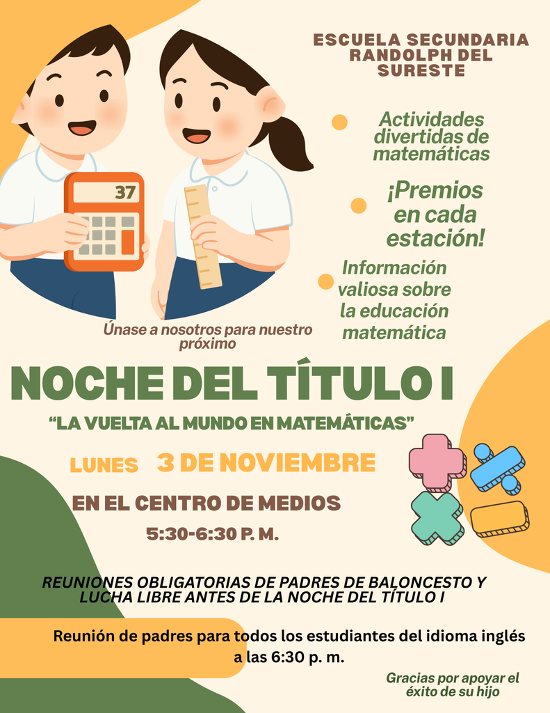 Title 1 Night November 3