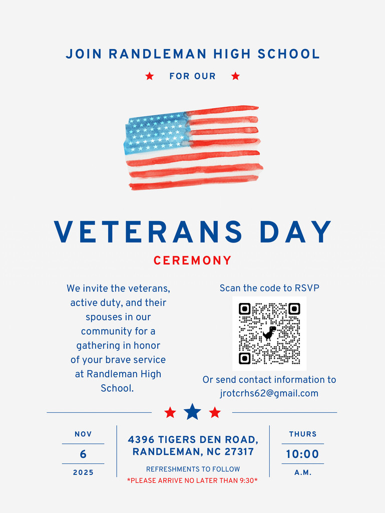 Veteran's Day RHS ceremony