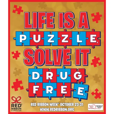 life is a puzzle solve it drug free