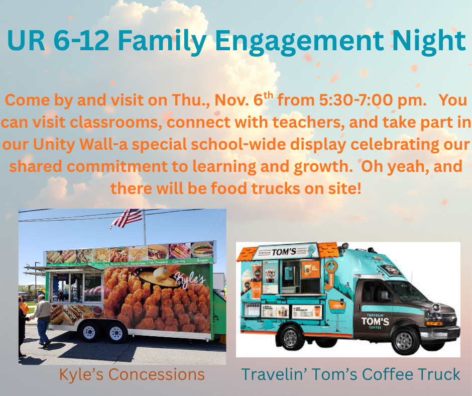 two food trucks against a fall background