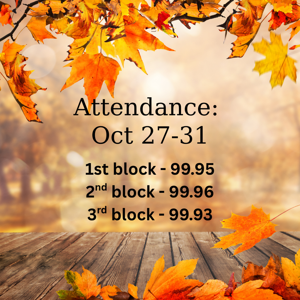 Attendance Oct 31