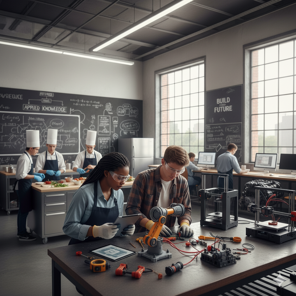 💡The "Why" Teacher 💡  Huge thanks to our incredible CTE Teachers! 🙌 You don't just teach subjects—you teach careers. Every day, you show students the "why" behind the "what," making academic concepts relevant to industry demands.  From lab work to hands-on projects, you're the ones ensuring our students are building skills that translate directly into high-demand jobs. Thank you for making learning matter!  #ThankACTETeacher #CTECareerDevelopment #SkillApplication #FutureReady #TeacherAppreciation