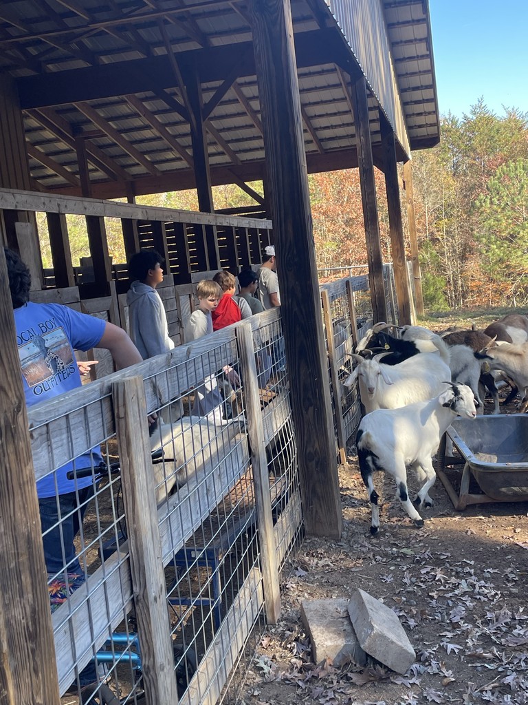 Yesterday, 7th-grade students from SERMS in the agriculture career cluster visited NC A&T State University’s farm and Eastern Randolph High School. They explored a variety of agricultural pathways and career opportunities and got a firsthand look at the exciting programs offered through the ERHS agriculture department.