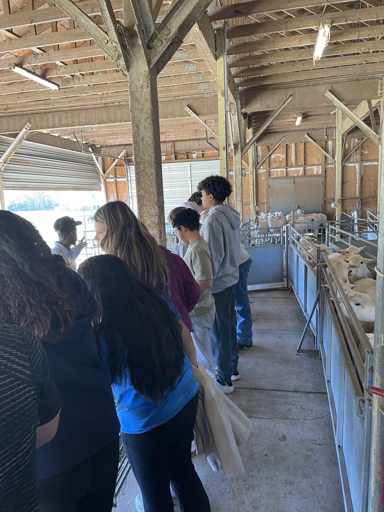 Yesterday, 7th-grade students from SERMS in the agriculture career cluster visited NC A&T State University’s farm and Eastern Randolph High School. They explored a variety of agricultural pathways and career opportunities and got a firsthand look at the exciting programs offered through the ERHS agriculture department.