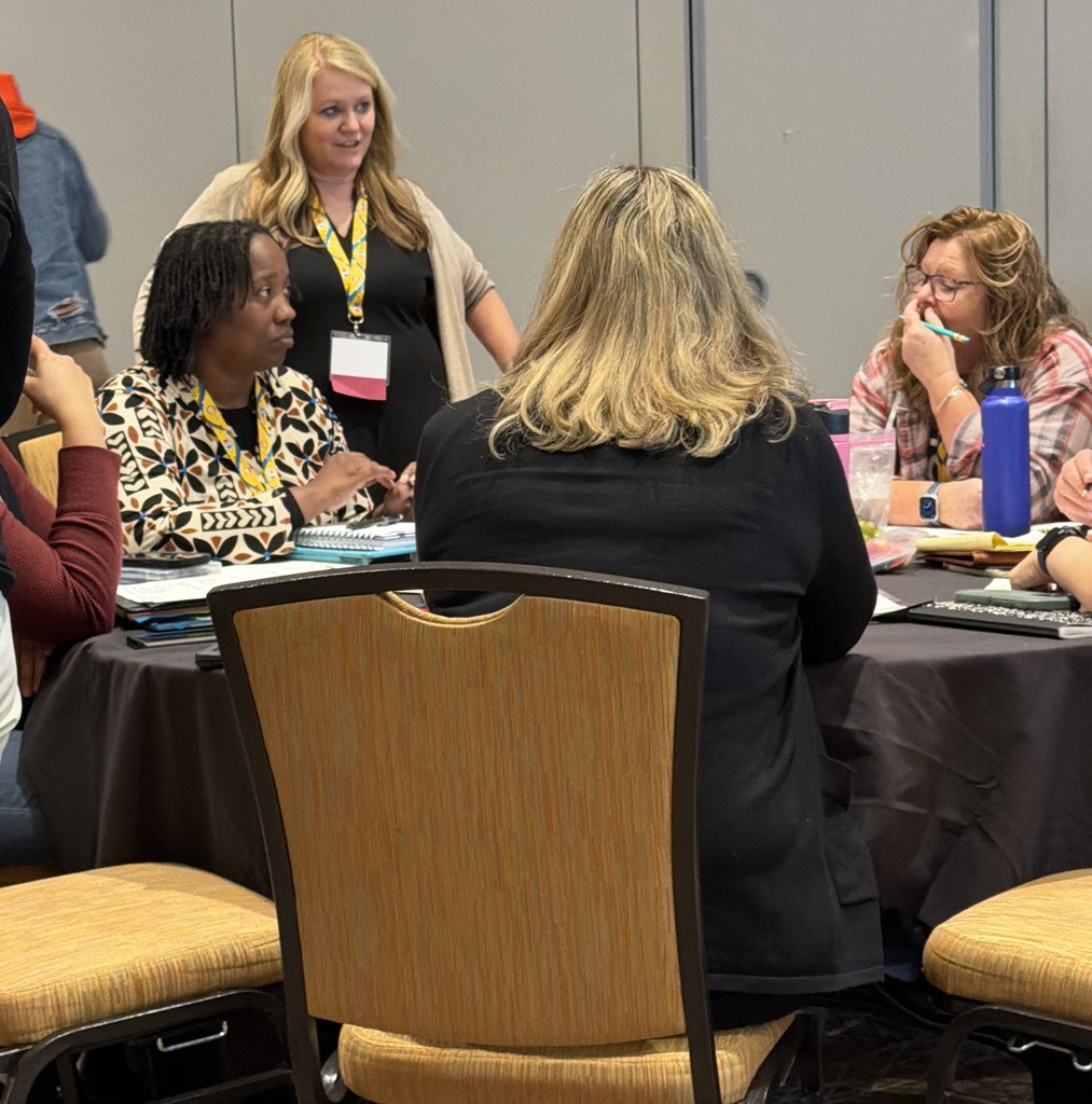 RCSS Lead Teachers Jen Choken and Kristin Loflin presented at the NCCTM Conference this week. Laura York of Southwestern Randolph Middle was honored as RCSS Outstanding Secondary Math Teacher of the Year. Thank you, Ms. Choken and Ms. Loflin, and congratulations, Ms. York!