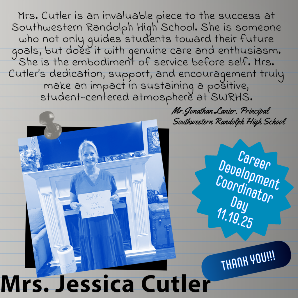 Happy National Career Development Coordinator Day! 🌟  Today, November 19th, we celebrate our amazing CTE Career Development Coordinators (CDCs). These individuals are the essential link connecting our students' learning to their future careers.  Our CDCs tirelessly work to:  Forge industry partnerships.  Secure internships and job shadowing.  Guide students toward essential certifications.  Please join us in thanking these dedicated professionals for shaping the next generation of our workforce!  #NCDA #CareerDevelopmentMonth #CTEReady #CareerCoordinator #CTEImpact