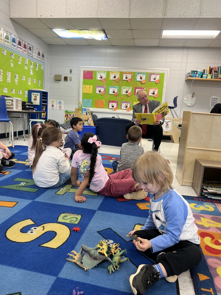 Yesterday, Dr. Gainey, Superintendent of the Randolph County School System, visited Liberty Elementary School to read to the Pre-K classes as part of the Leadership Reads initiative. Leadership Reads is a district program in which members of the central office Leadership Team visit elementary schools to read to students and promote a love of literacy.