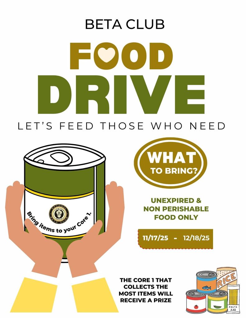 Beta Club Food Drive