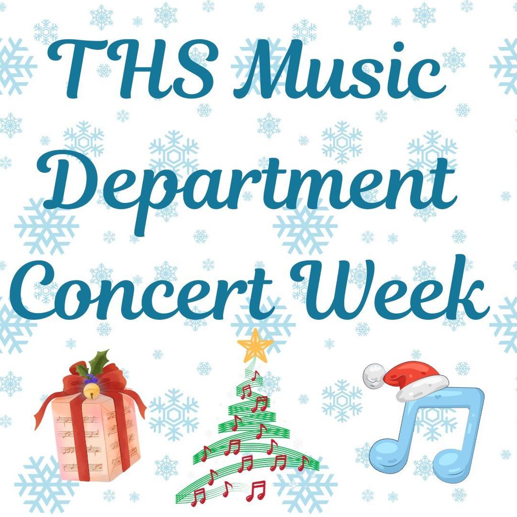 THS Music Department Concert week is this week!
