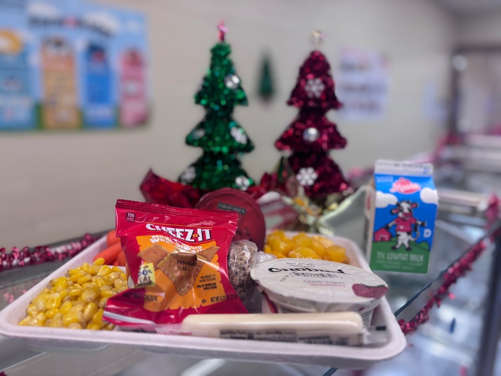 The food and decor are 10/10 at Wheatmore High School! The only thing missing from these photos is the sound of Christmas music! #fillyourtray #RCSScafereinvented