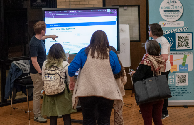 🌟 A Night of Learning, Connection, and Celebration! 🌟 Recently, families of our Multilingual Learners from the Randleman area came together for a special Family Night at Randleman High School.  ✨ Student work was proudly displayed 📚 The Randleman Public Library shared valuable community resources 💻 Parents learned more about Infinite Campus & More! 🔄 All experiences were offered through flexible, interactive stations  This joyful evening was made possible through the collaboration and dedication of the Randleman area ESL team, library representatives, volunteers, Roxanne Taylor, and Laura Porcelli.  💙 Thank you for creating a welcoming space that celebrated our students (and their academic success), families, and community!