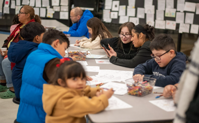 🌟 A Night of Learning, Connection, and Celebration! 🌟 Recently, families of our Multilingual Learners from the Randleman area came together for a special Family Night at Randleman High School.  ✨ Student work was proudly displayed 📚 The Randleman Public Library shared valuable community resources 💻 Parents learned more about Infinite Campus & More! 🔄 All experiences were offered through flexible, interactive stations  This joyful evening was made possible through the collaboration and dedication of the Randleman area ESL team, library representatives, volunteers, Roxanne Taylor, and Laura Porcelli.  💙 Thank you for creating a welcoming space that celebrated our students (and their academic success), families, and community!