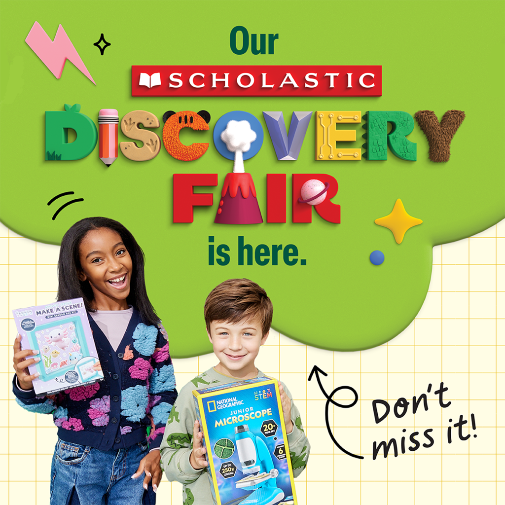 The Scholastic Book Fair is here!!