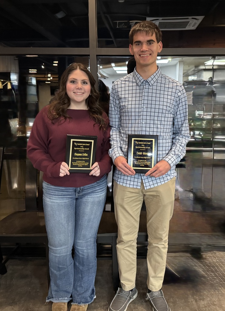 Randolph County Sports Council Patriot “Sportsmanship” Recipients