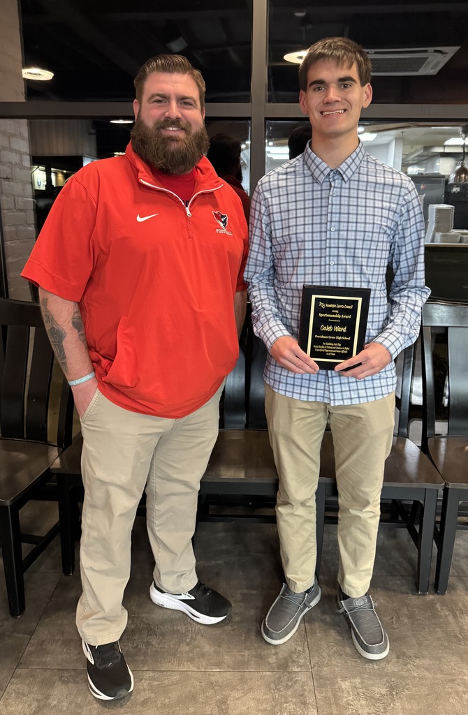 Caleb Ward - PGHS Randolph County Sports Council Patriot “Sportsmanship” Recipients