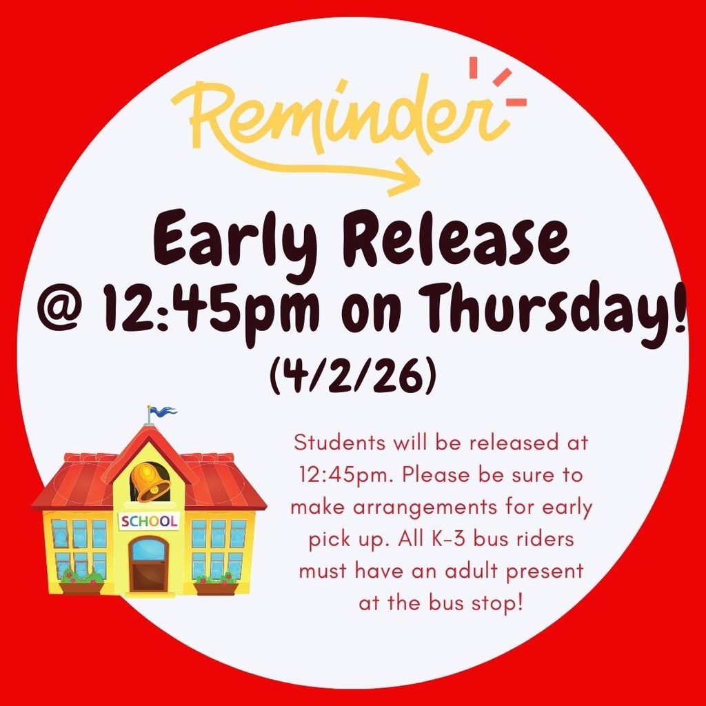 Franklinville Early Release Reminder