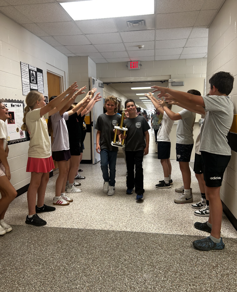 Hopewell's EBOB team winning our district championship!